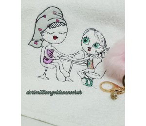 Stickdatei - Beauty Girls - Lockenwickler